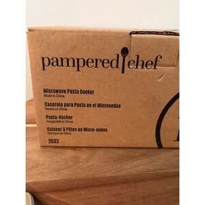 Pampered Chef Microwave Pasta Cooker 2633 New with Box